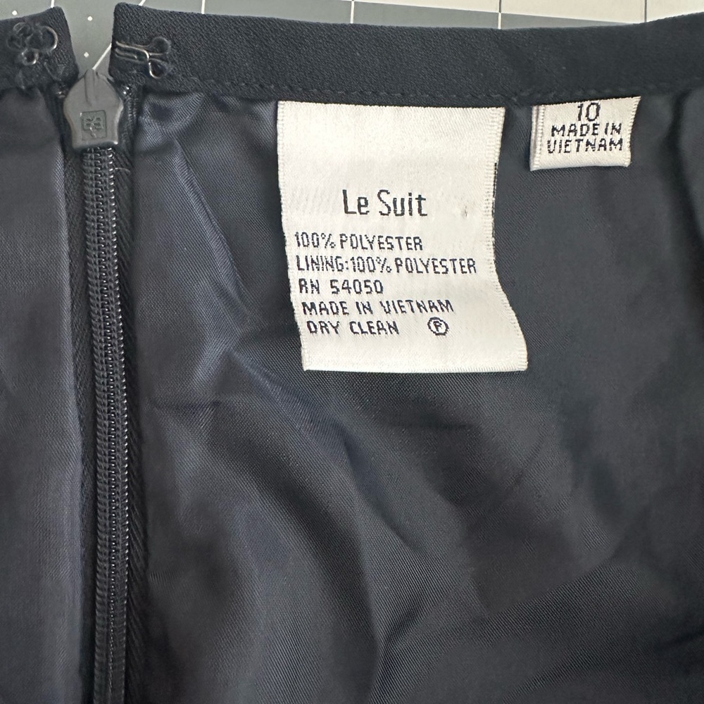 Le Suite Navy Skirt Size 10 - Picture 3 of 6